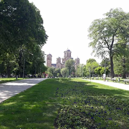 アパート St. Marko Church App ベオグラード